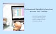 do accurate data entry and data encoding
