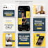 design premium social media posts and instagram banners