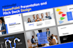 premium business and investor presentation design for startups and corporations
