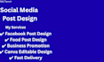 design professional facebook posts and canva templates