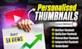 design modern and professional thumbnail