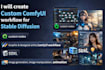 create custom comfyui workflow for stable diffusion image pipelines custom nodes