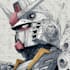 draw a mecha robot art and illustration