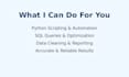 python and sql tasks