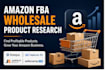 conduct amazon fba wholesale product research