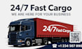 fast cargo social media flyer