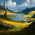 create landscape environment, concept art, bookcover