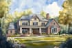 paint watercolor house portrait