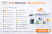 setup and fix AWS ec2, s3, iam, vpc