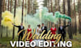 cinematic wedding video editing