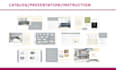create a design for a catalog, presentation, instruction
