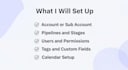 set up your gohighlevel account with pipelines users and settings