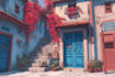 design 2d game concept art background and environment