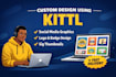 create a custom design using kittl