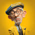 create a funny caricature with my style
