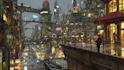 do cyberpunk futuristic city art
