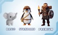 do model 3d low poly character rigging for game asset and animation