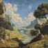 digitally paint fantasy landscape