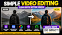 do simple video editing for travel and vlog videos