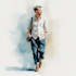 do a  hand painted watercolor illustrations