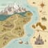 map design 3d isometric cartography city map fantasy map