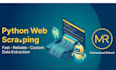 web scraping, data scraping, website scraping in python
