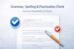 proofread and edit your english text