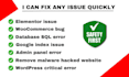 fix wordpress issues, 404 fatal error, fix wordpress errors and fast support