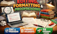 do professional book editing and proofreading for romance story