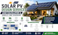 design solar pv plans with load calculation and single line diagram
