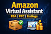be your amazon virtual assistant for fba, PPC and listings
