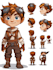 design 2d game character