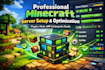 setup and optimize a professional minecraft server with plugins