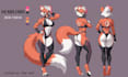 draw furry character reference sheet nsfw furry commission nsfw sfw oc ref sheet