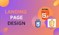 do  HTML CSS js website design