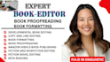 beta read developmental edit copy and line edit your book for publication