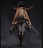 model custom avatar optimize for unity,ue5 game, modular model, xgen hair, rig3d