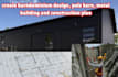 create barndominium, pole barn design, metal building and construction plan
