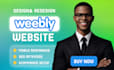 do weebly website design or redesign weebly website