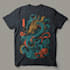 create a t shirt design and clothing tshirt