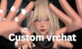 custom 3d vrchat avatar design full body rigging unity vtuber humanoid fbx model