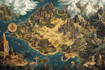draw a fantasy map