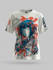 do a japanese t shirt illustration