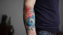 custom a watercolor tattoo design