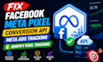 fix facebook meta pixel conversion API meta ads tracking shopify pixel tracking