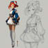draw anime characters,furry and original characters