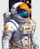 draw cool outer space astronaut illustration
