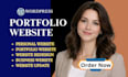 build wordpress personal portfolio website, wordpress business portfolio website