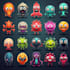 create halloween sticker bundle