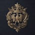 do a modern luxury heraldic crest logo design